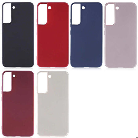 Galaxy S22 Plus Uyumlu Zore Premier Silikon Kapak-Mürdüm
