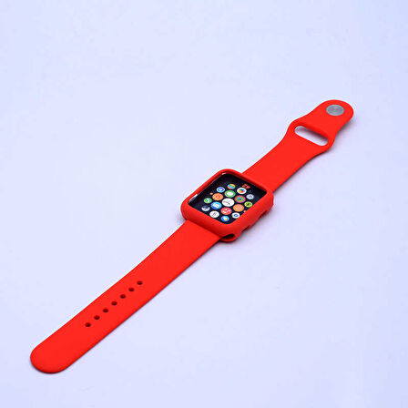 Watch 42mm Uyumlu 3 in 1 Klasik Zore Kordon-Lacivert