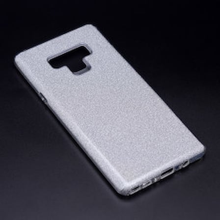 Lexroo Galaxy Note 9 Kılıf Lexroo Shining Silikon - Gümüş