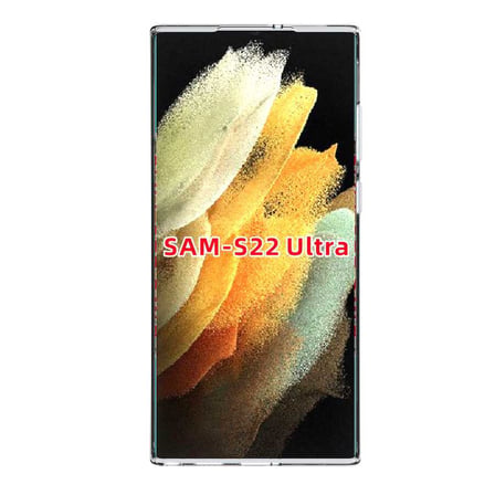 Galaxy S22 Ultra Kılıf Kamera Korumalı Şeffaf Kalın Üstün Koruma Silikon Alan Tech