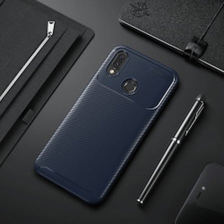 Lexroo Huawei Honor Play Kılıf Lexroo Negro Silikon Kapak - Lacivert