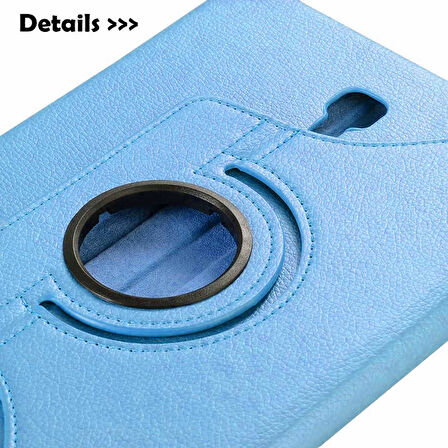 Galaxy Tab A T590  Uyumlu ​EFFX Dönebilen Standlı Kılıf-Mor