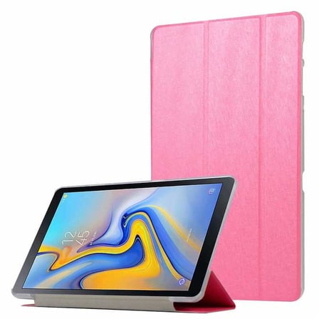 Galaxy Tab A T590  Uyumlu ​FRMS Smart Cover Standlı 1-1 Kılıf-Pembe