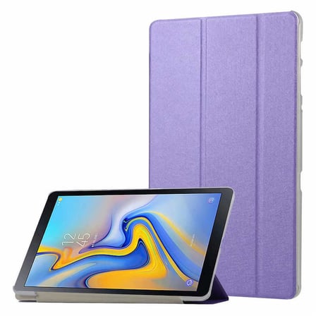 Galaxy Tab A T590  Uyumlu ​ALT Smart Cover Standlı 1-1 Kılıf-Mor