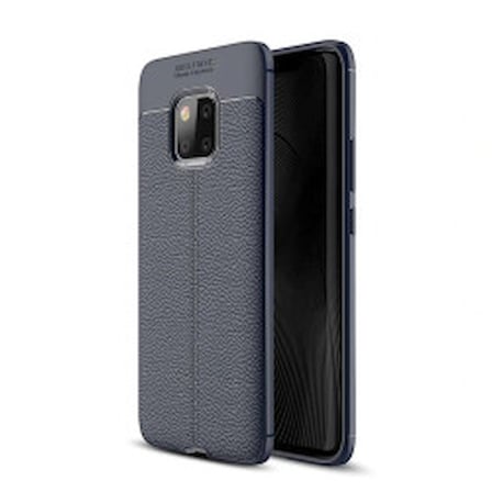 Lexroo Huawei Mate 20 Pro Kılıf Lexroo Niss Silikon Kapak - Lacivert