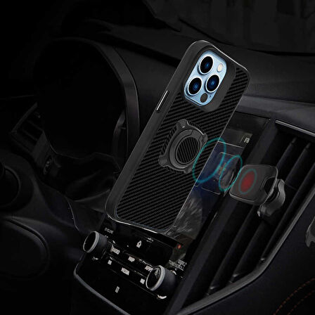 iPhone 13 Pro Max Uyumlu Zore Timo Kılıf-Siyah