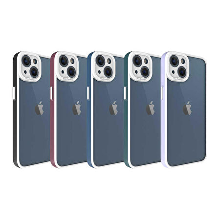 iPhone 13 Uyumlu Zore Mima Kapak-Lila