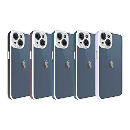 iPhone 13 Uyumlu Zore Mima Kılıf-Lila