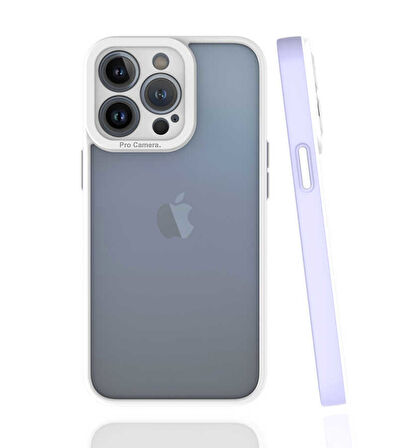 iPhone 13 Pro Uyumlu Zore Mima Kılıf-Lila