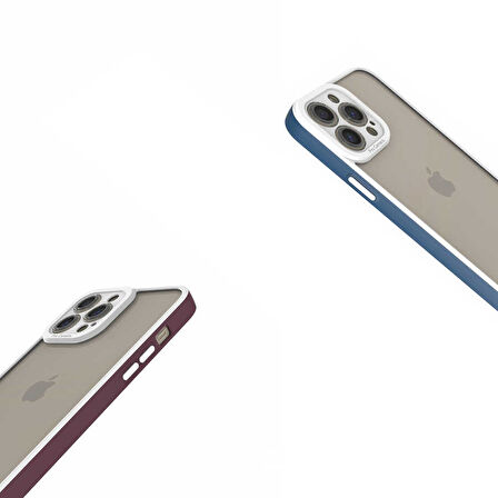 iPhone 13 Pro Max Uyumlu Zore Mima Kılıf-Mürdüm