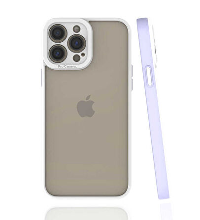 iPhone 13 Pro Max Uyumlu Zore Mima Kılıf-Lila