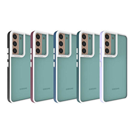Galaxy S22 Uyumlu Zore Mima Kapak-Mürdüm
