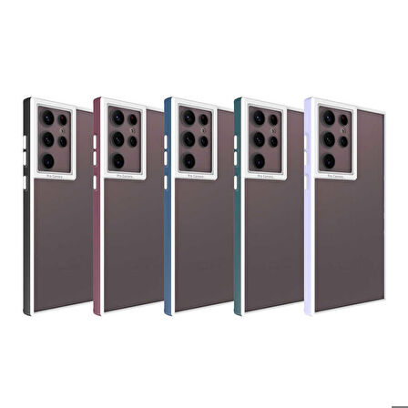 Galaxy S22 Ultra Uyumlu Zore Mima Kapak-Lila