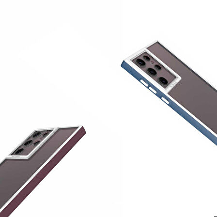 Galaxy S22 Ultra Uyumlu Zore Mima Kapak-Lila