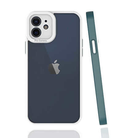 iPhone 12 Uyumlu Zore Mima Kılıf-Koyu Yeşil