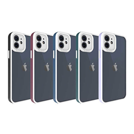 iPhone 12 Uyumlu Zore Mima Kılıf-Koyu Yeşil