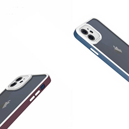 iPhone 12 Uyumlu Zore Mima Kılıf-Lila