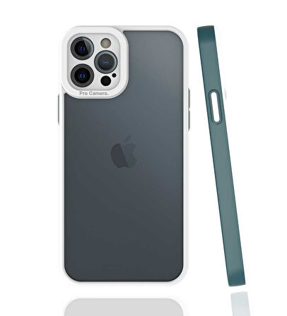 iPhone 12 Pro Uyumlu Zore Mima Kılıf-Koyu Yeşil
