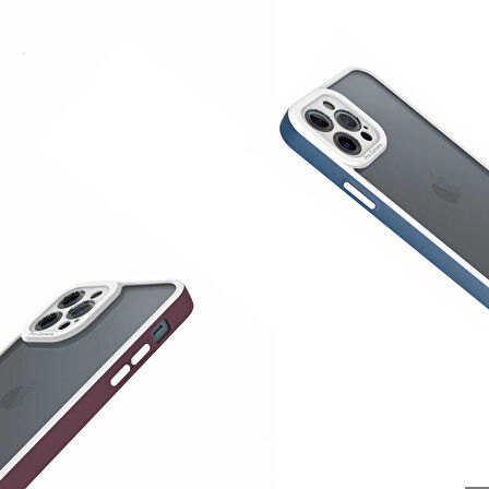 iPhone 12 Pro Uyumlu Zore Mima Kapak-Lacivert