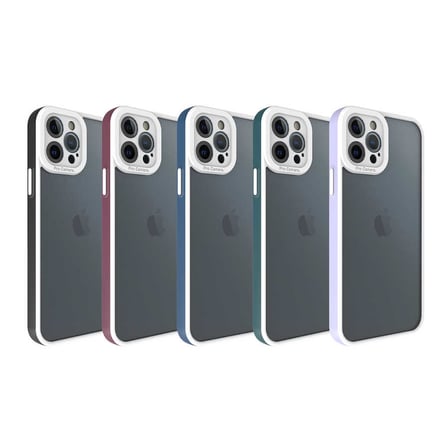 iPhone 12 Pro Max Uyumlu NRTK Mima Kılıf-Koyu Yeşil