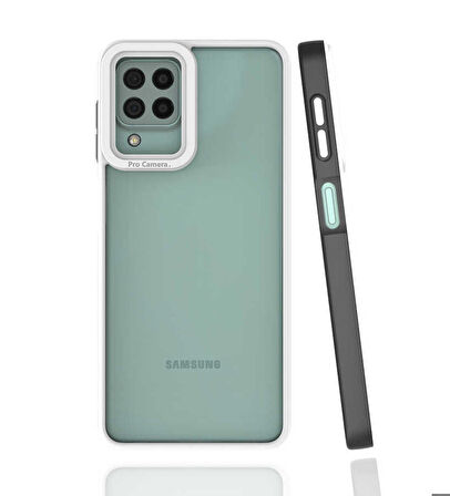 Galaxy A22 4G Uyumlu Zore Mima Kapak-Siyah