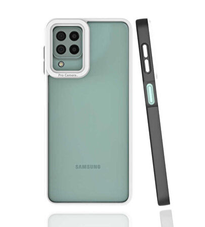 Galaxy A22 4G Uyumlu Zore Mima Kapak-Siyah