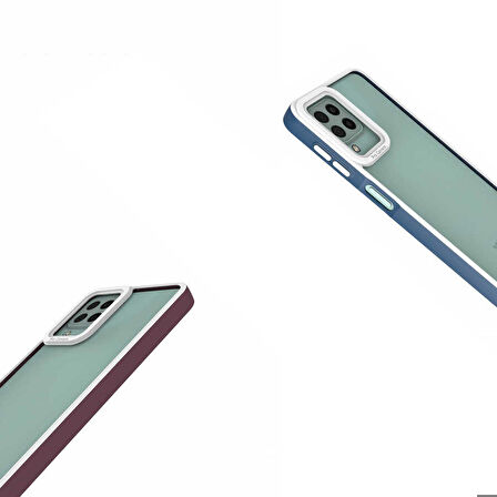 Galaxy M32 Uyumlu Zore Mima Kapak-Mürdüm