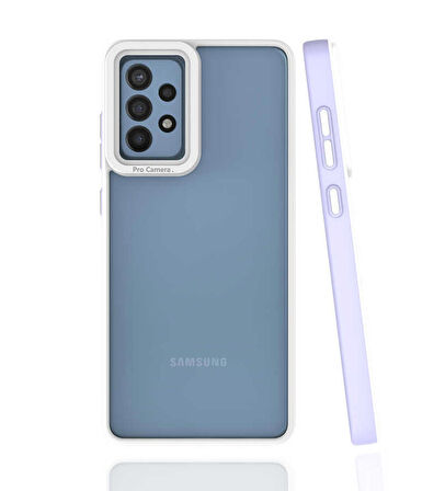 Galaxy A72 Uyumlu Zore Mima Kapak-Lila