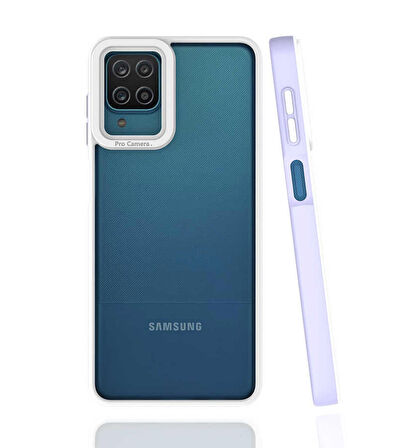 Galaxy A12 Uyumlu Zore Mima Kapak-Lila