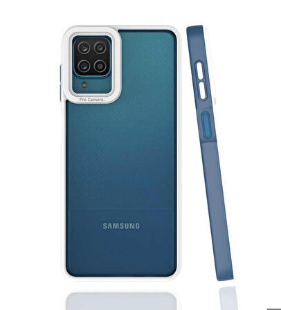 Galaxy A12 Uyumlu Zore Mima Kapak-Lacivert
