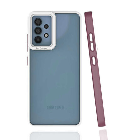 Galaxy A32 4G Uyumlu Zore Mima Kapak-Mürdüm