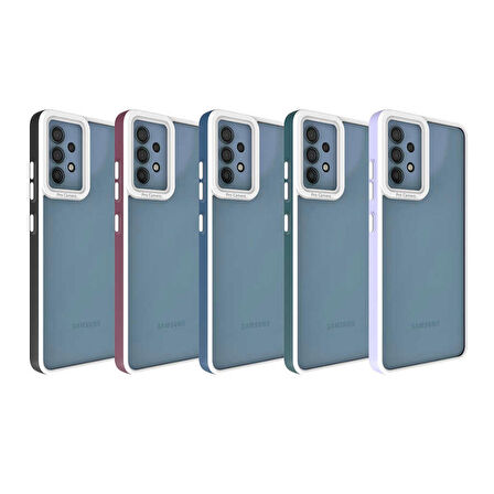 Galaxy A32 4G Uyumlu Zore Mima Kapak-Mürdüm