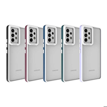 Galaxy A53 5G Uyumlu Zore Mima Kapak-Siyah