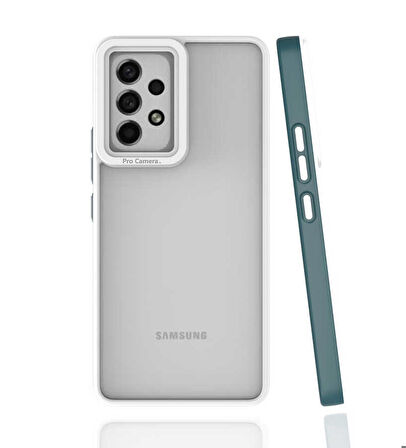 Galaxy A53 5G Uyumlu Zore Mima Kapak-Koyu Yeşil