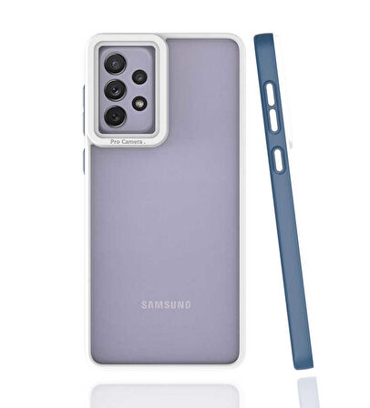 Galaxy A73 Uyumlu Zore Mima Kapak-Lacivert