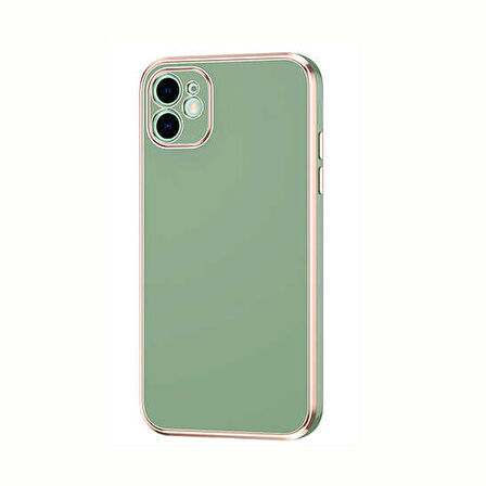 iPhone 12 Uyumlu Zore Bark Kılıf-Açık Yeşil