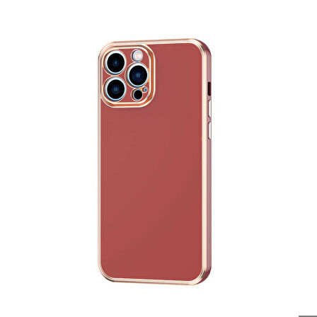 iPhone 12 Pro Uyumlu Zore Bark Kapak-Kahverengi