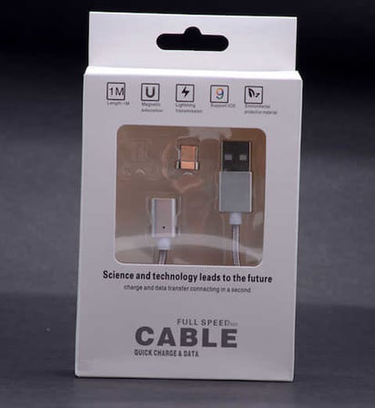 Siyah Type-c Mıknatıslı Usb Kablo-Zore