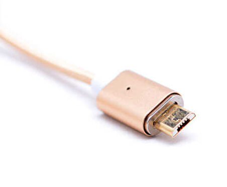 Rose Gold Mıknatıslı 8600 Micro Usb Kablo-Zore