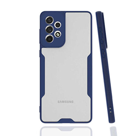 Galaxy A73 Uyumlu Zore Parfe Kapak-Lacivert