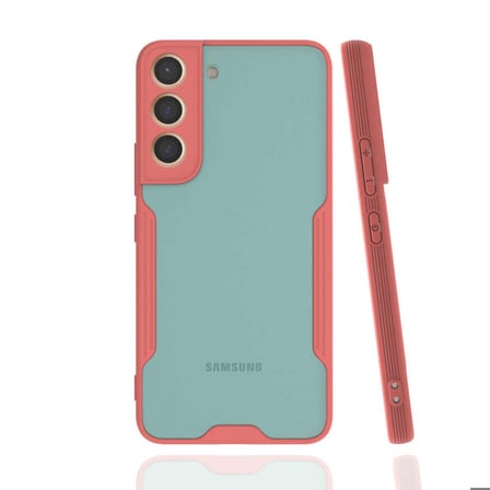 Galaxy S22 Uyumlu Zore Parfe Kapak-Pembe