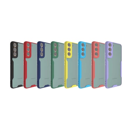 Galaxy S22 Uyumlu Zore Parfe Kapak-Pembe
