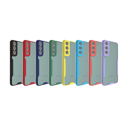 Galaxy S22 Uyumlu Zore Parfe Kapak-Pembe