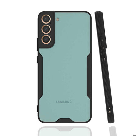 Galaxy S22 Plus Uyumlu Zore Parfe Kapak-Siyah