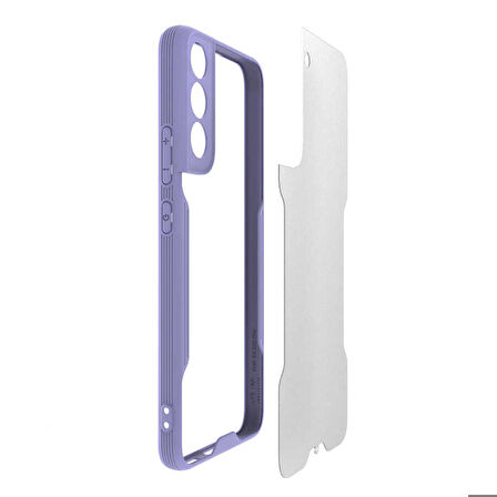 Galaxy S22 Plus Uyumlu Zore Parfe Kapak-Siyah