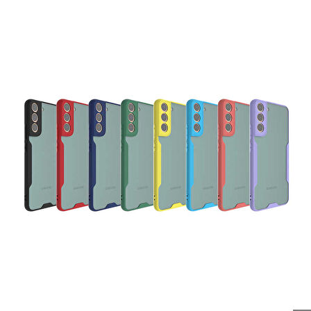 Galaxy S22 Plus Uyumlu Zore Parfe Kapak-Pembe