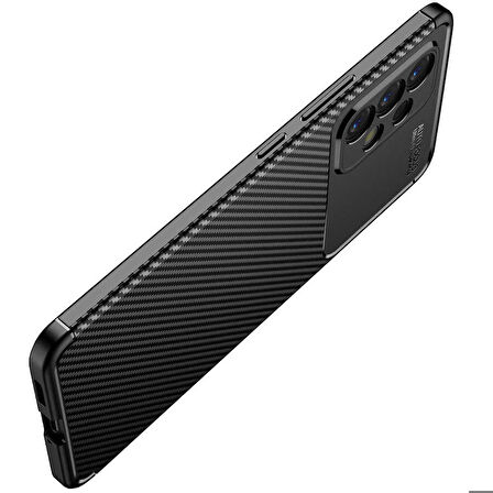 Galaxy A73 Uyumlu Zore Negro Silikon Kapak-Siyah