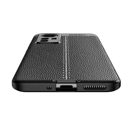 Xiaomi Mi 12 Kılıf Deri Görünümlü Silikon Kamera Korumalı Üstün Koruma SystemCom