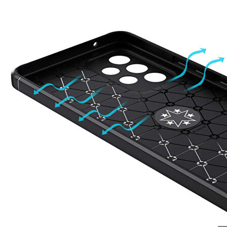 Galaxy A53 5G Uyumlu Zore Ravel Silikon Kapak-Kırmızı