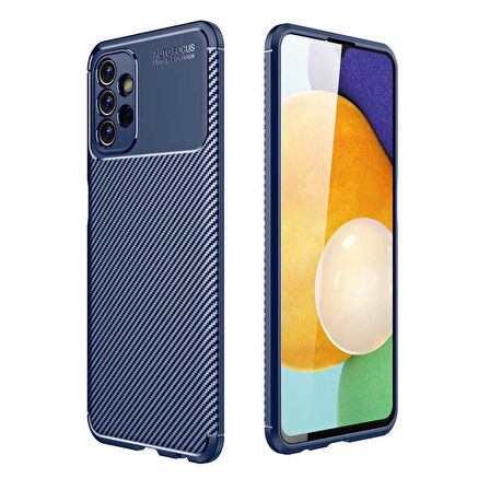 Galaxy A13 4G Uyumlu Zore Negro Silikon Kapak-Lacivert